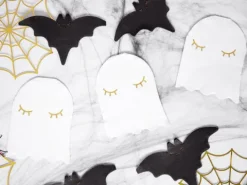 Serwetki papierowe Duch Halloween białe 20 szt.