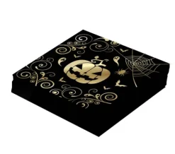 Serwetki papierowe Dynia Pajęczyny HALLOWEEN 33 cm 12 szt.