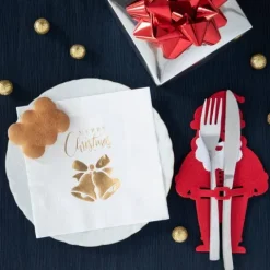 Serwetki świąteczne Dzwoneczki Merry Christmas 10 szt.