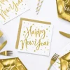Serwetki białe nsa Sylwestra Happy New Year 33x33 cm