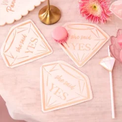 Serwetki papierowe Brylat różowy She said YES 10 szt.