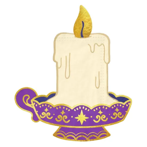 Serwetki papierowe świeczka Andrzejki Wróżki Magia 10 szt. 14,2 x 16,5 cm