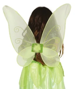 Skrzydełka skrzydła motyla wróżki zielone 45 cm