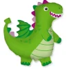 Smok zielony dinozaur balon foliowy 24"