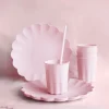 Słomki do picia plastikowe wielokrotnego użytku 12 szt. różowy