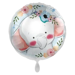 Słonik balon foliowy okrągły 18 cali