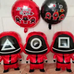SQUID GAME balon foliowy okrągły 45 cm