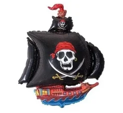 Statek Piracki balon foliowy 14"