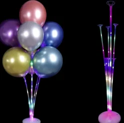 Stojak na balony stelaż LED 70 cm