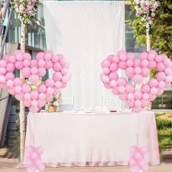 Stojak na balony Stelaż SERCE 78 cm