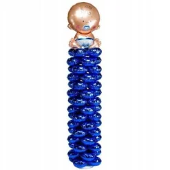 Stojak na balony Transparentny stelaż KOLUMNA 154 cm