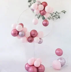Stojak na balony Transparentny stelaż OKRĄGŁY 160 cm śr. 78cm