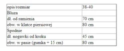 Strój dla dorosłych Piratka (spodnie,bluzka,kapelusz,pasek)