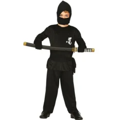 Strój dla dziecka czarny Ninja
