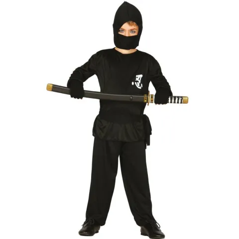 Strój dla dziecka czarny Ninja