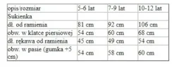 Strój dla dziewczynki WIEDŹMA Czerwony pas