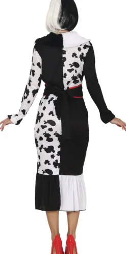 Strój damski Cruella De Mon Halloween