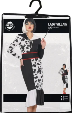 Strój damski Cruella De Mon Halloween