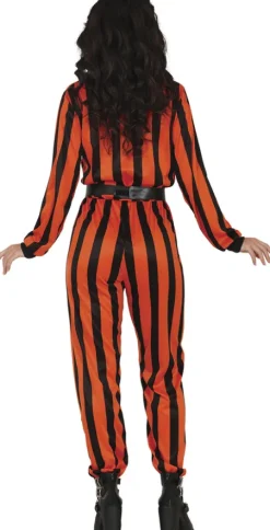 Strój damski Harley Quinn więzień Halloween