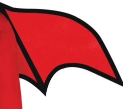 Strój dla dorosłych Diablica ze skrzydłami sukienka