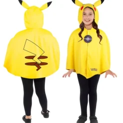Strój dla dzieci Pokemon Pikachu żółta peleryna