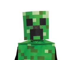 Strój dla dziecka Creeper MINECRAFT (bluzka +maska)
