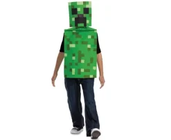 Strój dla dziecka Creeper MINECRAFT (bluzka +maska)