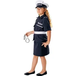 Strój dla dziewczynki POLICJANTKA