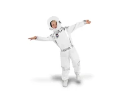 Strój dziecięcy Astronauta, biały, rozmiar 116-128 cm 5-8 lat