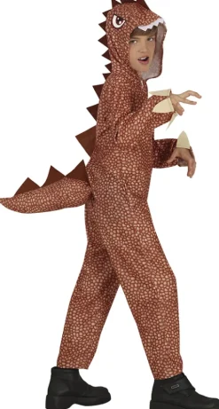 Strój dziecięcy dinozaur brązowy