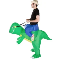Strój kostium DMUCHANY dla dorosłych - DINOZAUR