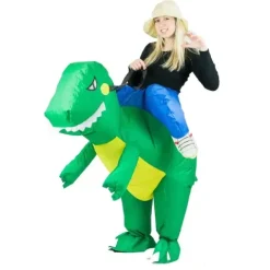Strój kostium DMUCHANY dla dorosłych - DINOZAUR