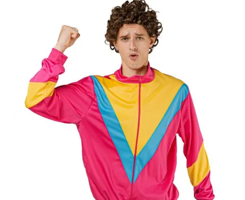 Strój męski dres DISCO lata 80'