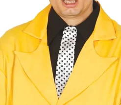 Strój męski Gangster żółty Maska