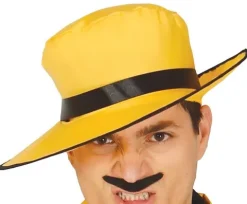 Strój męski Gangster żółty Maska