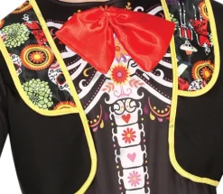 Strój męski Halloween Szkielet Kościotrup Mariachi