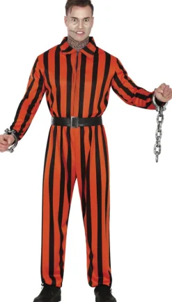 Strój męski Joker więzień Halloween