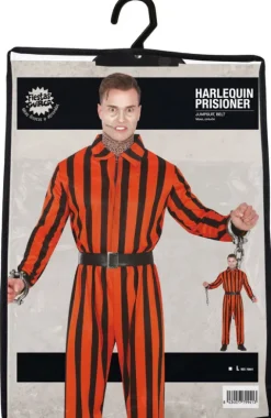 Strój męski Joker więzień Halloween