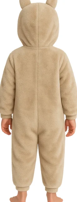 Strój onesie kigurimi Labubu beżowy dla dzieci