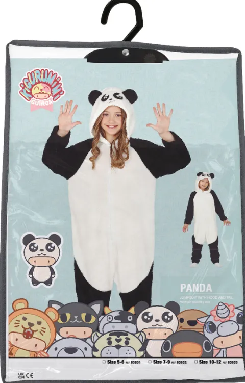 Strój onesie kigurimi Panda dla dzieci