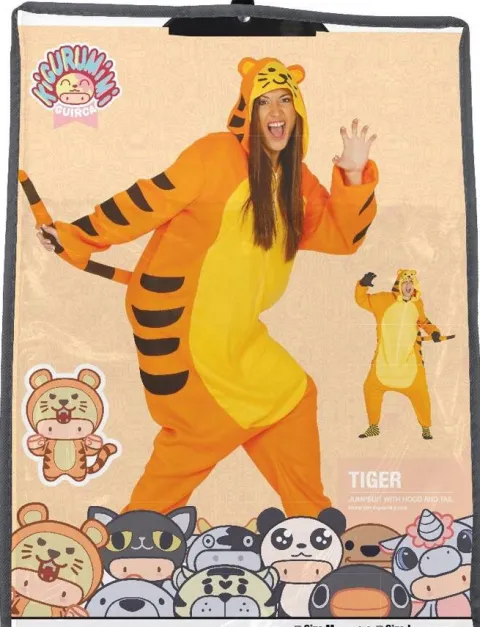 Strój onesie kigurumi TYGRYS piżama