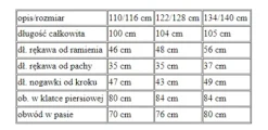 Strój PANTERA PANTERKA