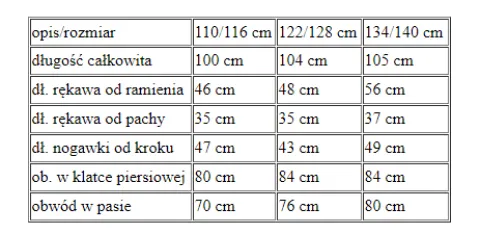 Strój PANTERA PANTERKA