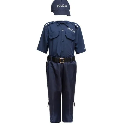 Strój POLICJANT dla dzieci granatowy