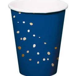 Stylowe kubeczki jednorazowe papierowe True Blue 8 szt.