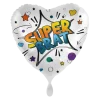 SUPER BRAT balon foliowy serce 18"