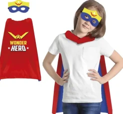 Superman Wonder Hero strój dla dzieci zestaw peleryna maska