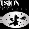 Szablon do malowania twarzy i ciała FUSION smok