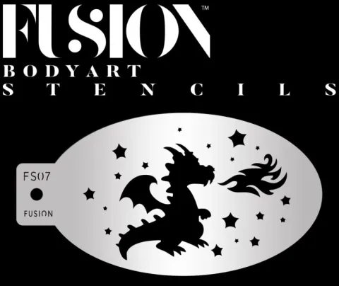 Szablon do malowania twarzy i ciała FUSION smok
