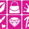 Szablony do tatuaży brokatowych ZESTAW 10 szt. mix (jak Barbie)